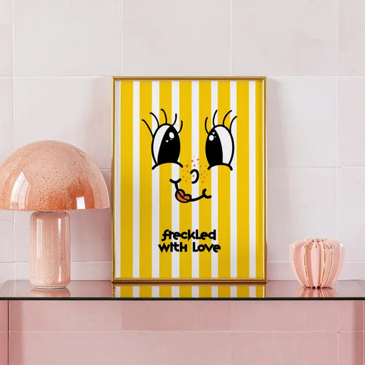 Freckled with Love POSTER A3 30x42 cm
