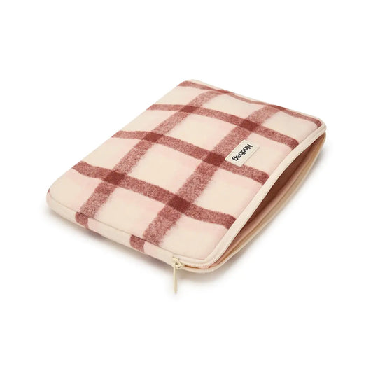 Ava Pink Tartan Laptop Case
