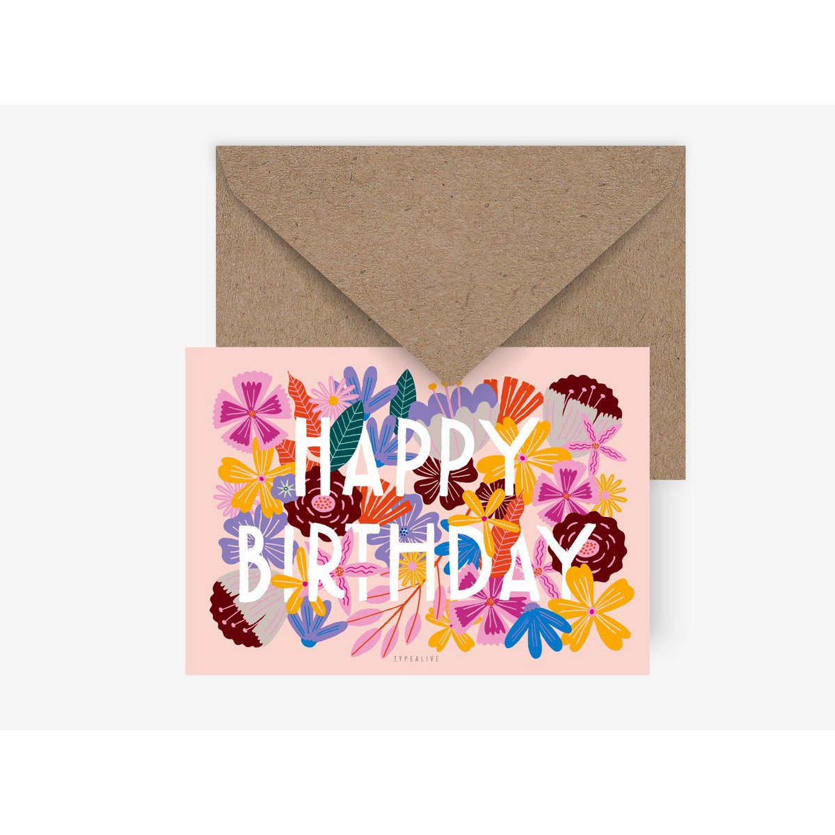 Postcard / Bloomy Birthday