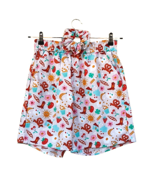 CHERRY COW SHORTS