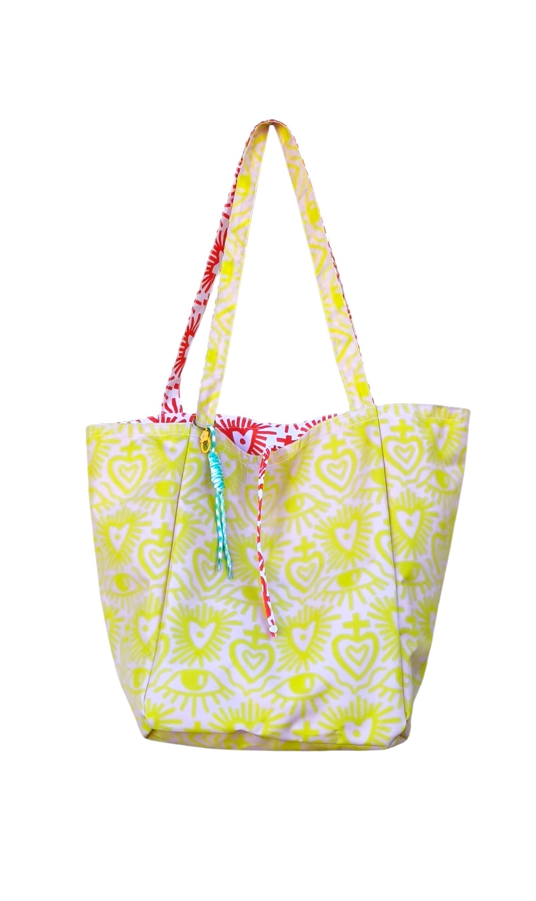 EYES DOUBLE FACE BEACH BAG