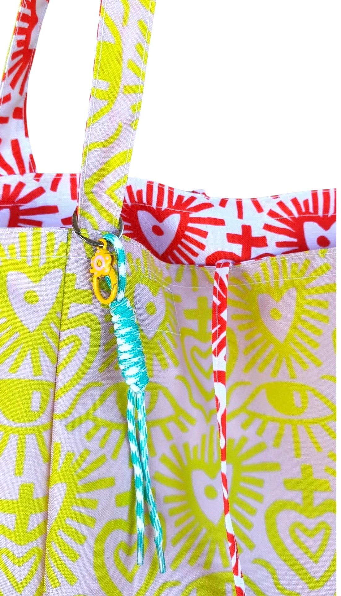 EYES DOUBLE FACE BEACH BAG