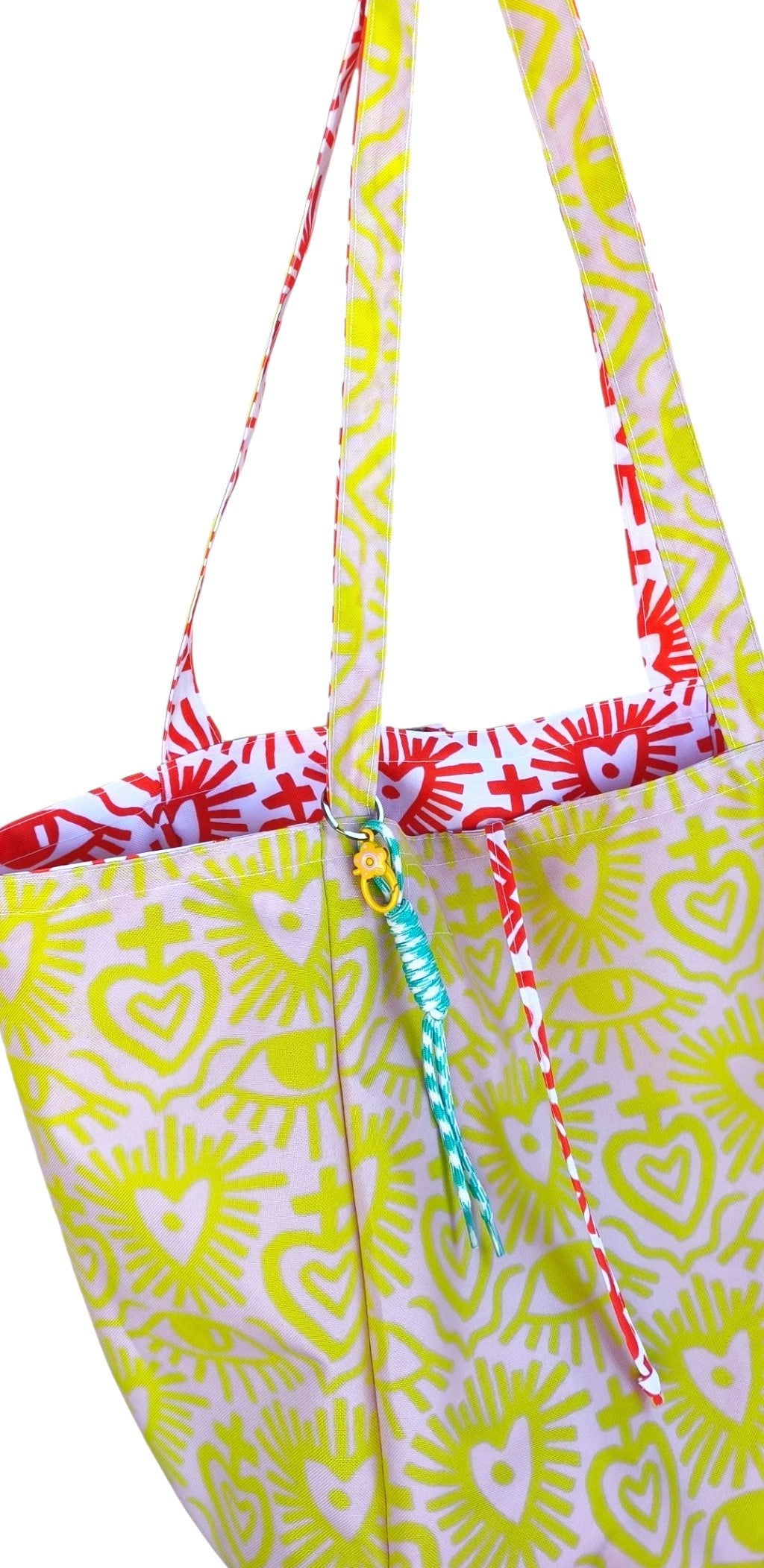 EYES DOUBLE FACE BEACH BAG