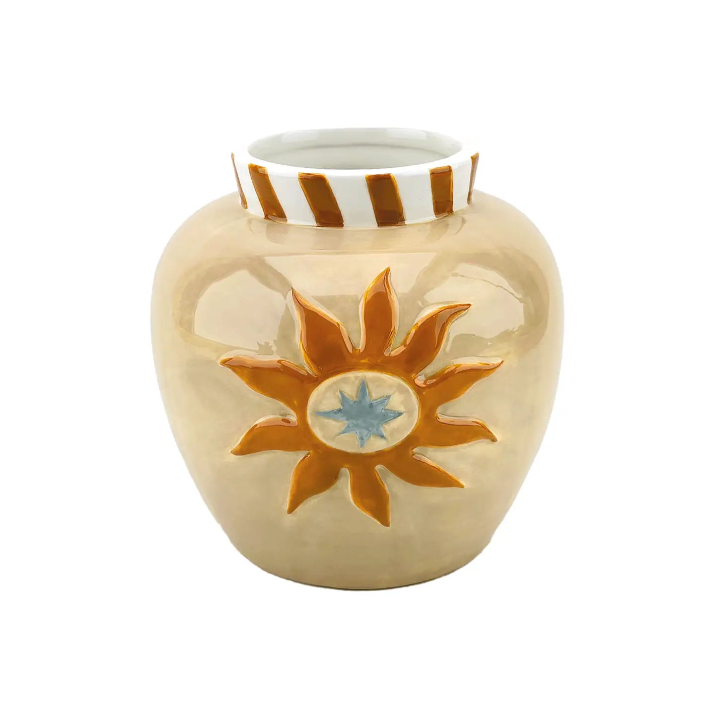 Beige Sun Vase 14.6cm