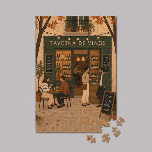 Wine Tavern Mini Jigsaw Puzzle