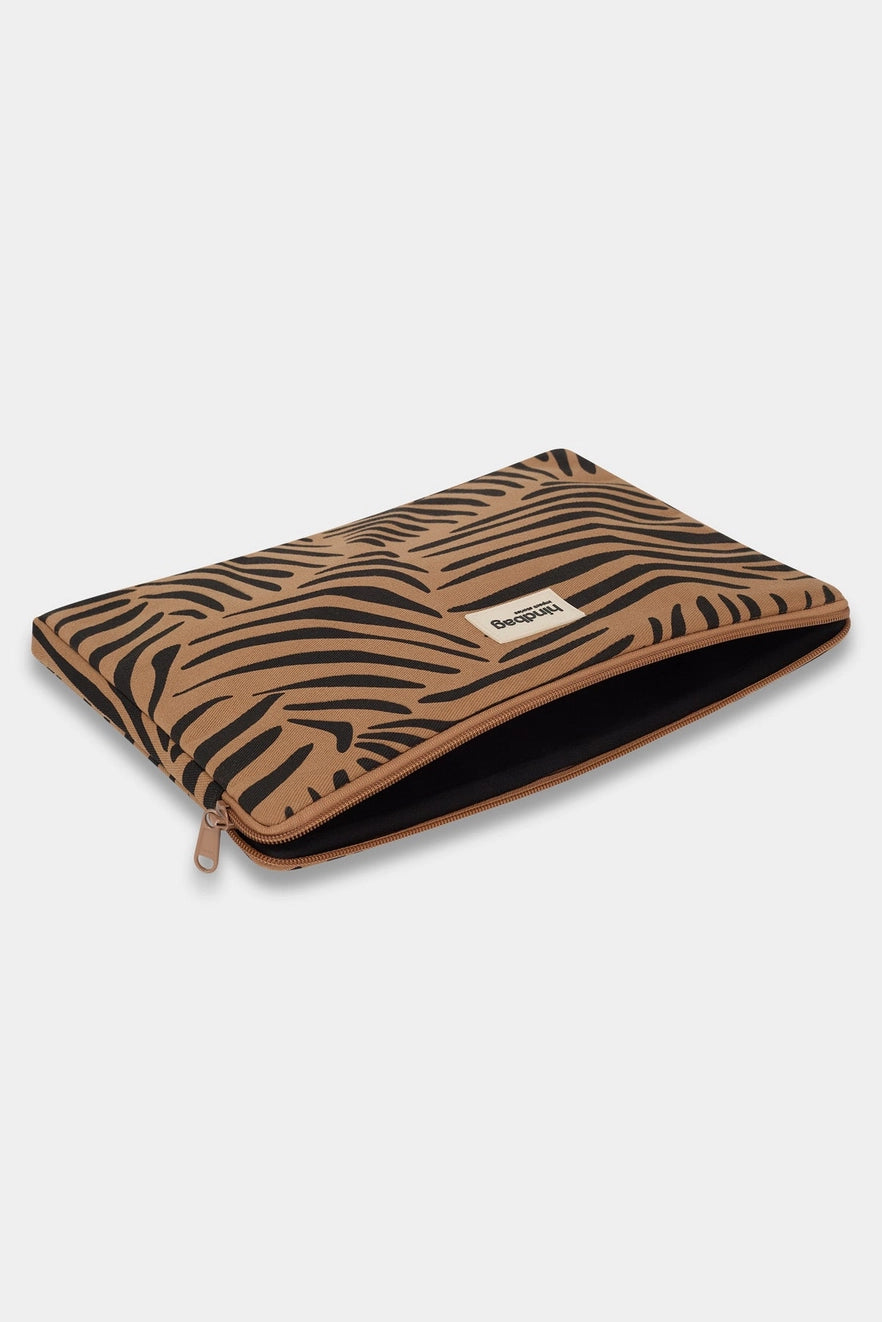 Cinnamon Zebra Laptop Case