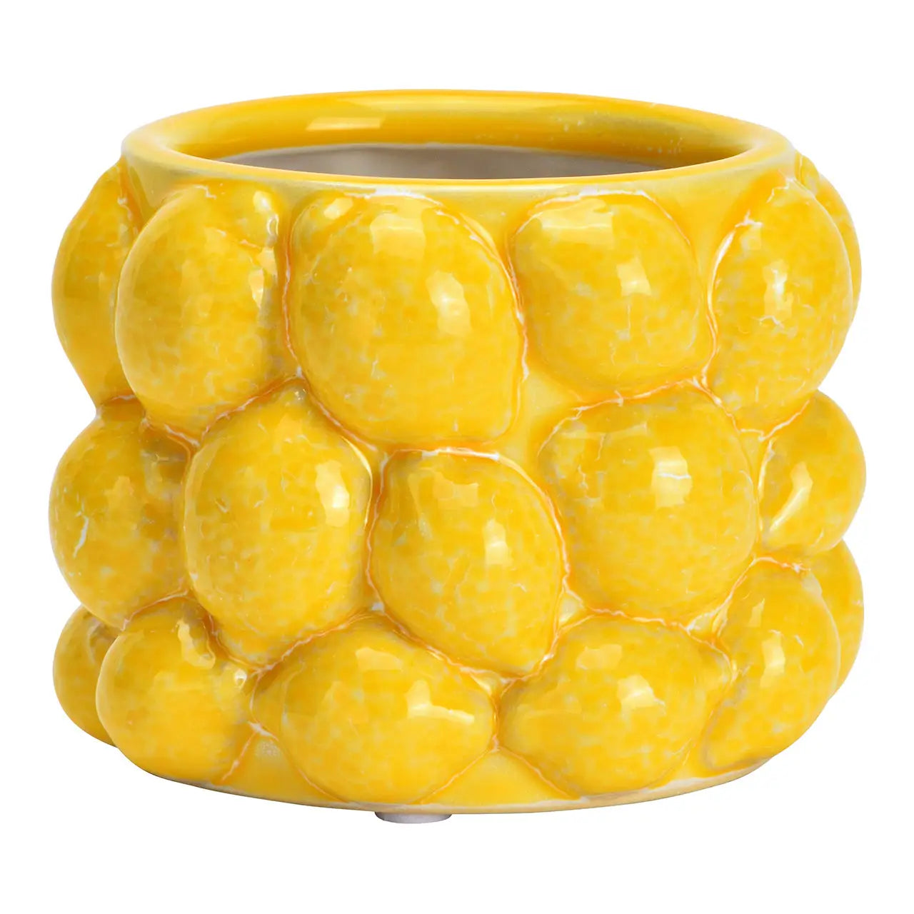 Lemon Ceramic Pot 10x8x10cm