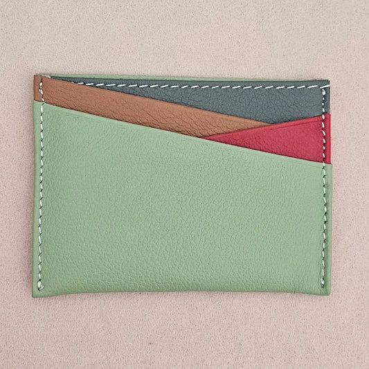 Upcycled Leather Card Holder