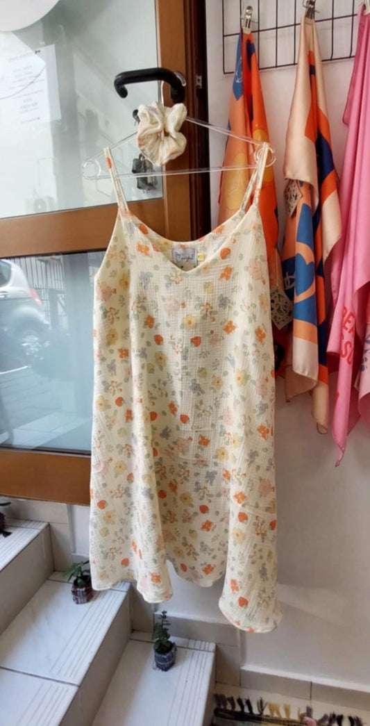 FLORAL MINI DRESS