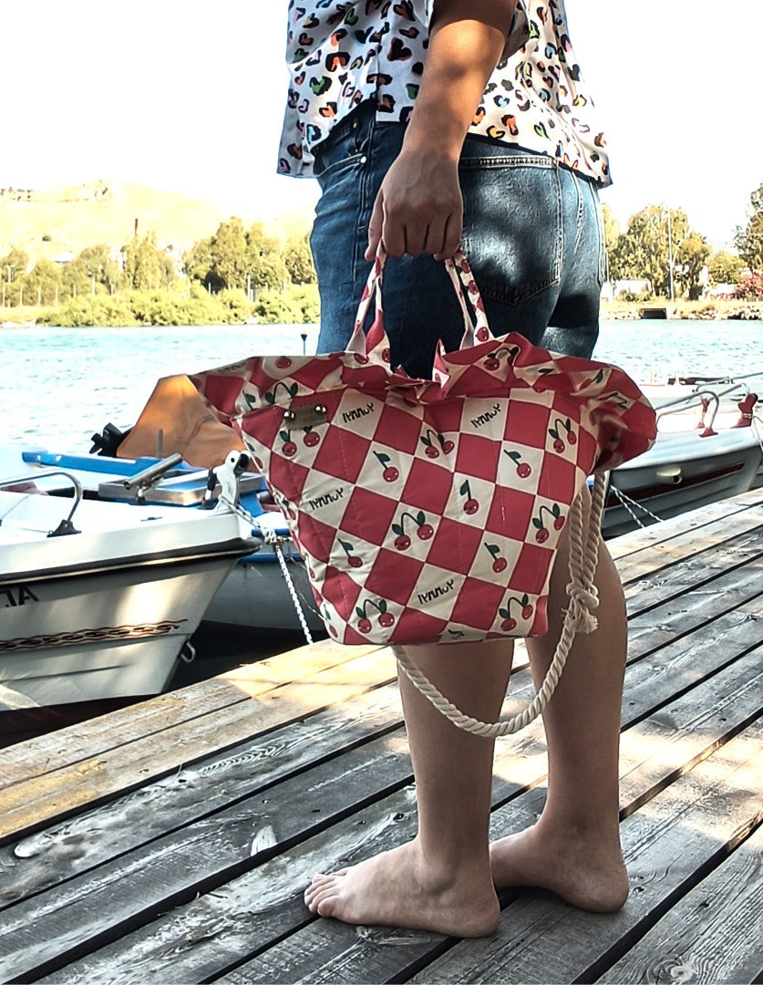 CHERRY CORAL HANDBAG
