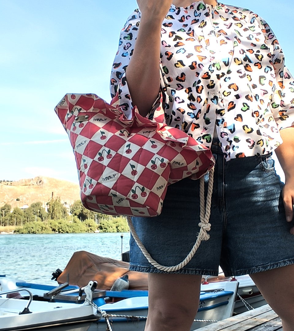 CHERRY CORAL HANDBAG