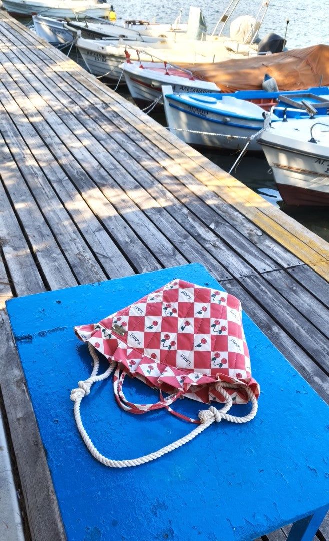 CHERRY CORAL HANDBAG