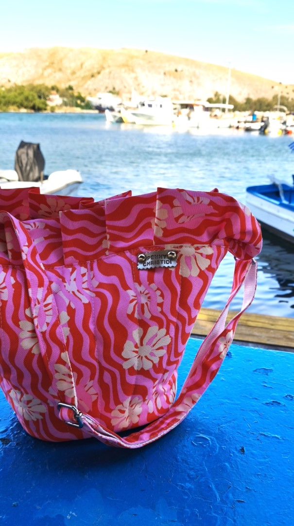 PINK ROSE CORAL HANDBAG