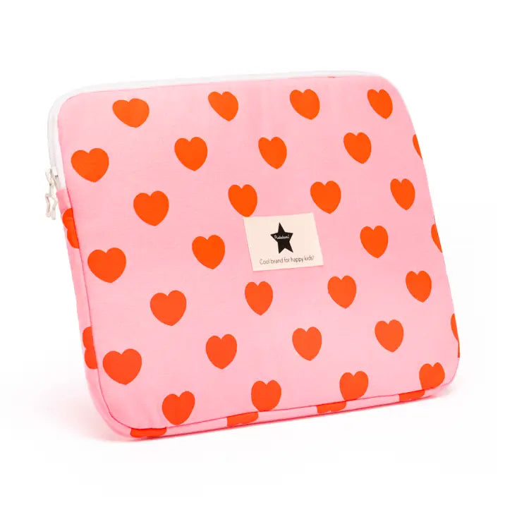 Laptop Case Pink Red Heart