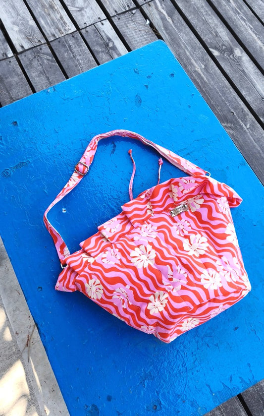 PINK ROSE CORAL HANDBAG