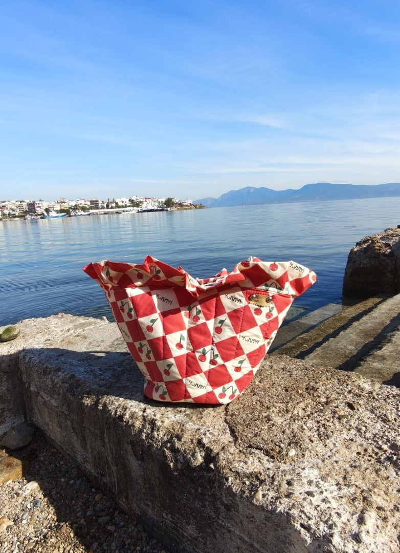 CHERRY CORAL HANDBAG