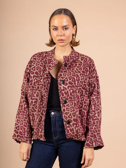 Red Leopard Jacket