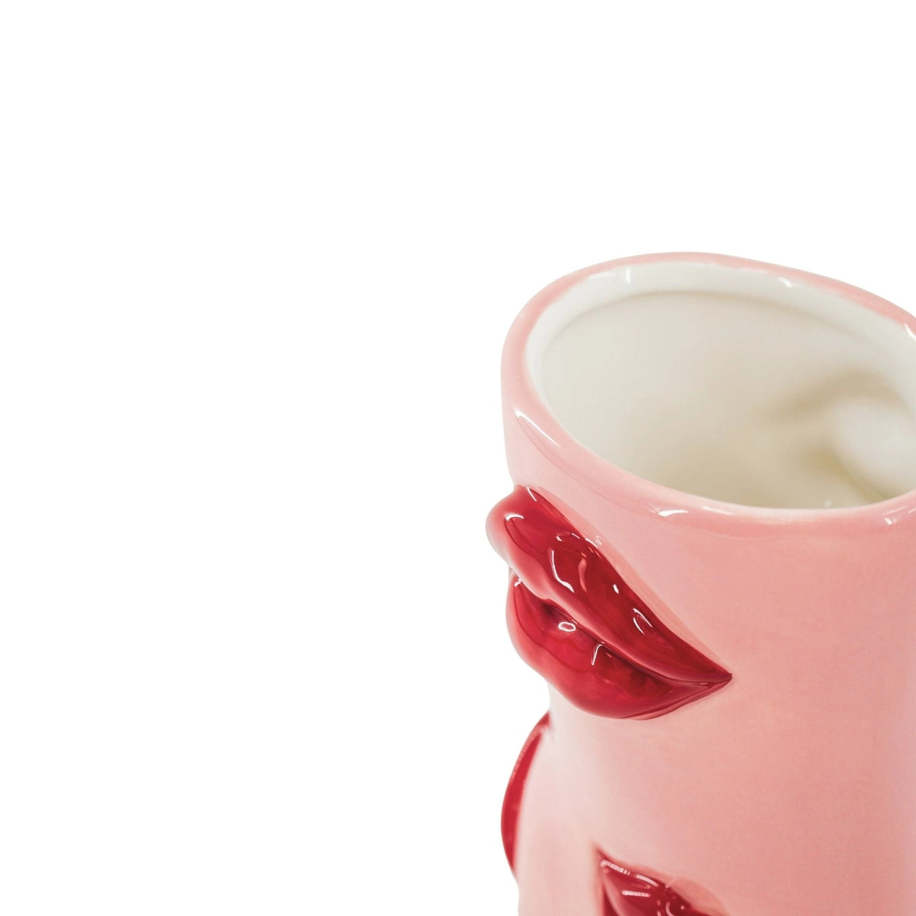 Boot with Lips Flower Vase 19,5x8,5x23 cm