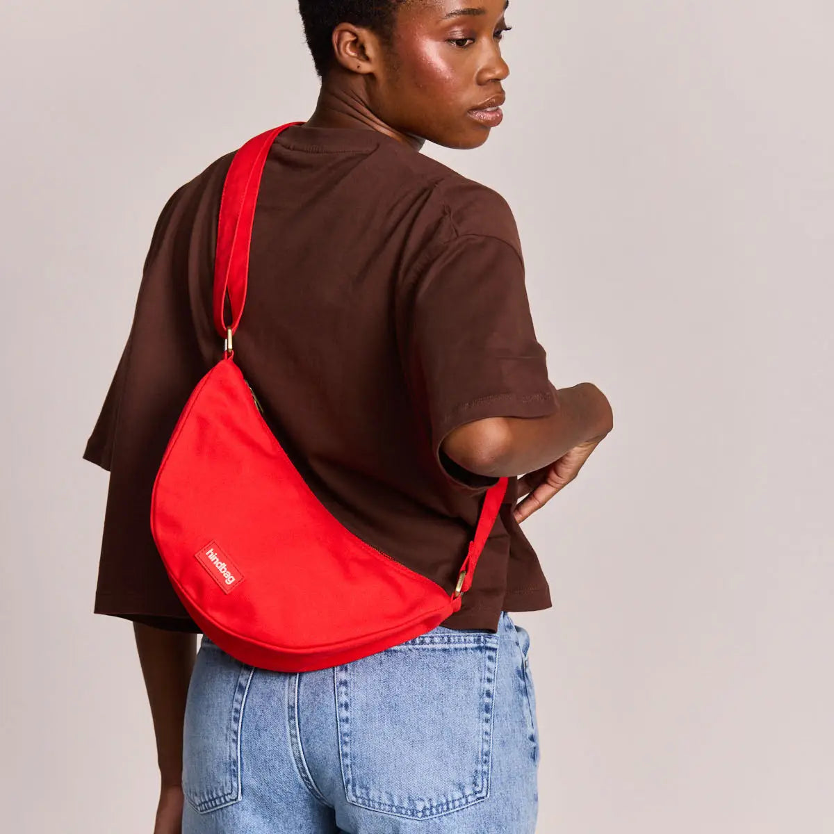 Andrea Red Crossbody Bag
