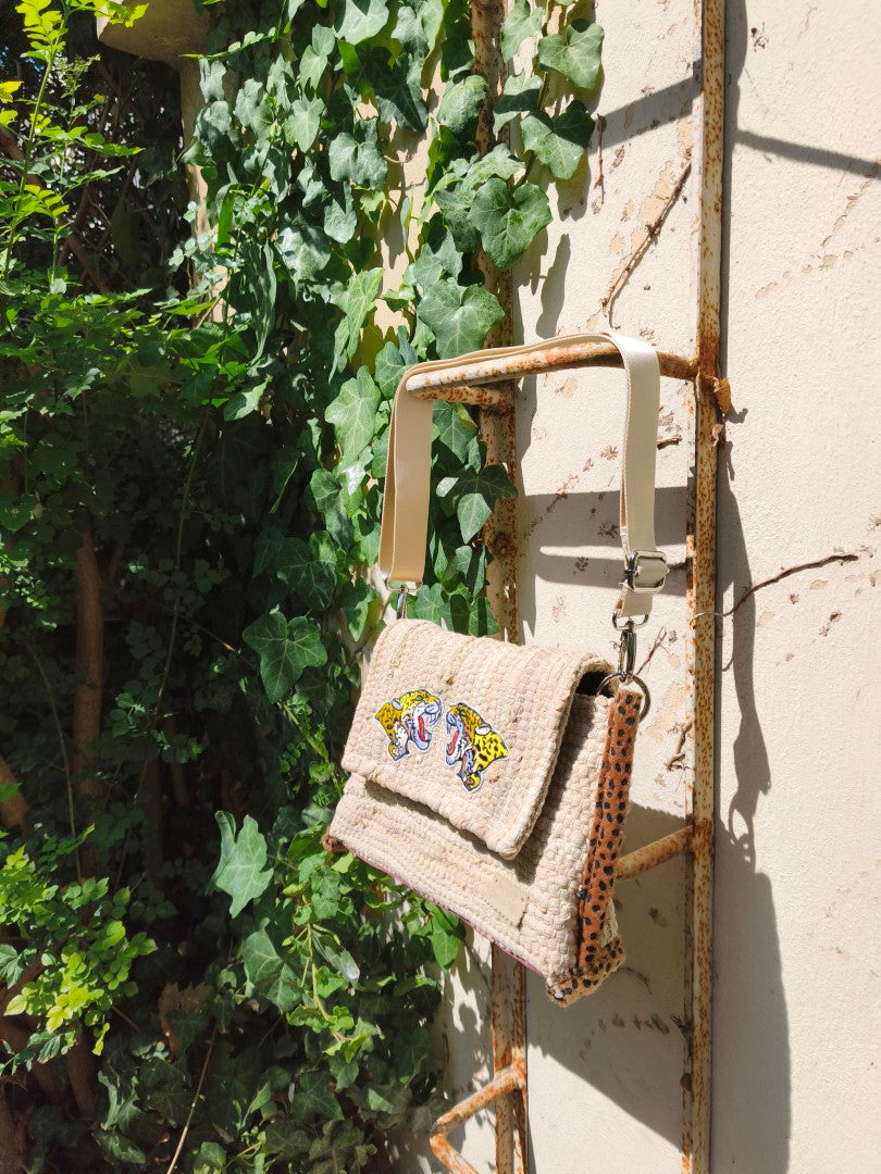 TIGERS BEIGE MALIBU HANDBAG