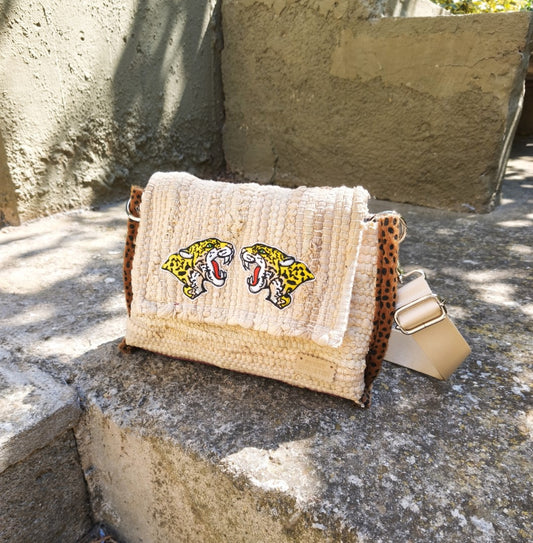 TIGERS BEIGE MALIBU HANDBAG