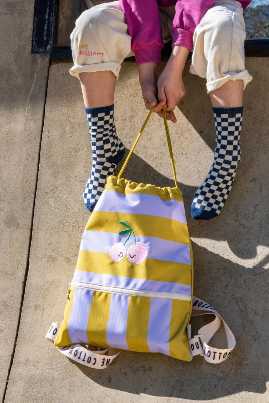 Cherry Pop Drawstring Bag