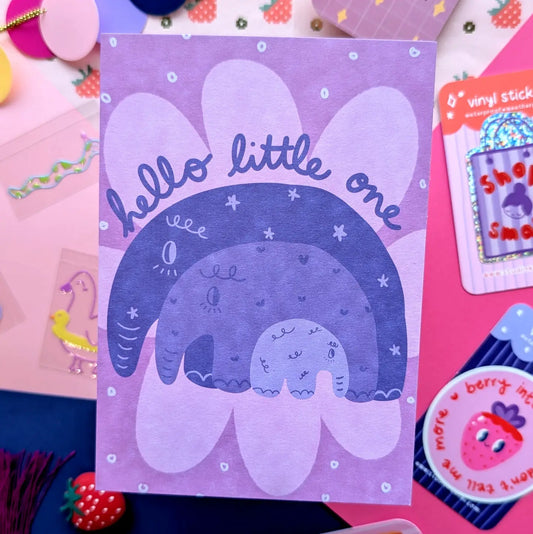 Hello Little One Postcard