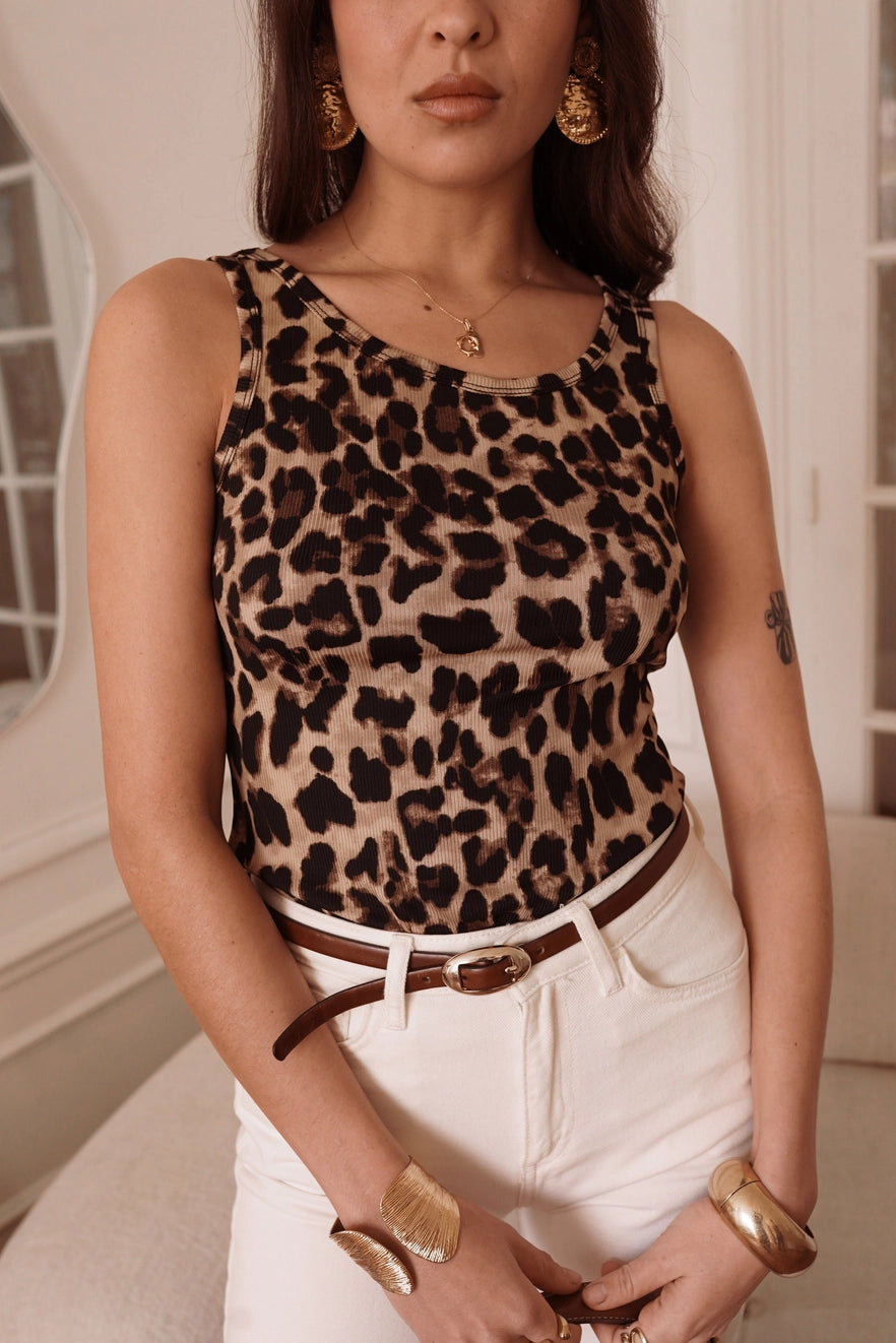 Leopard Tank  Top