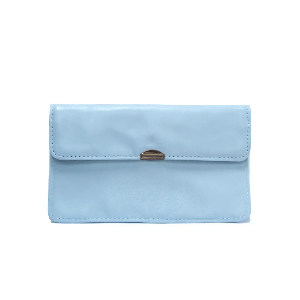 Multi-Pocket Leather Purse