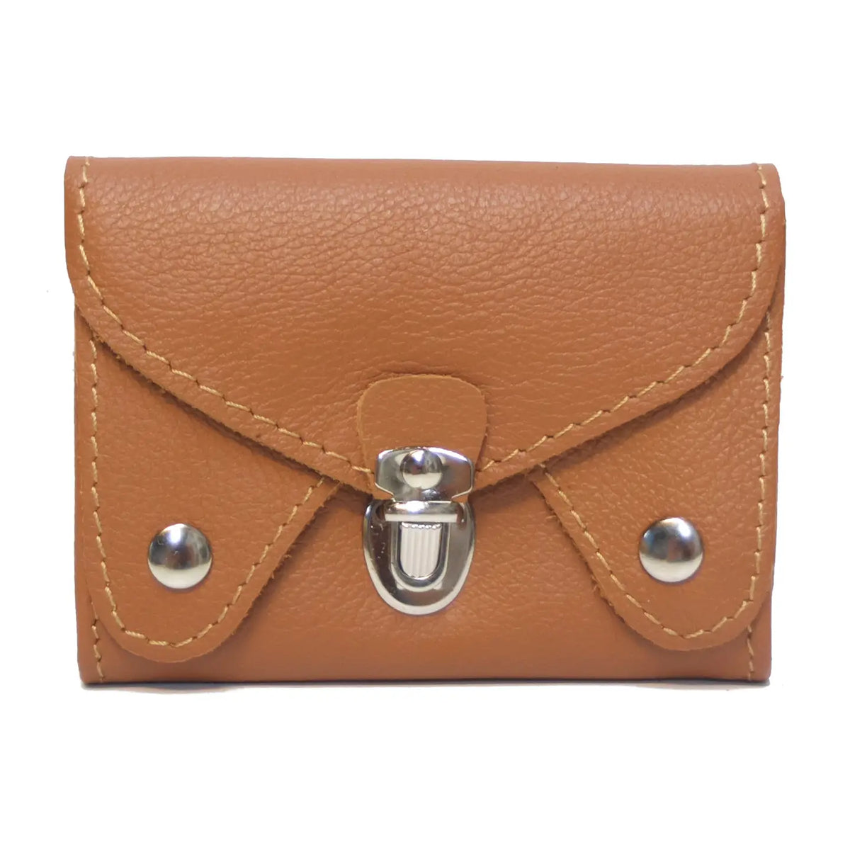 Triple Flap Wallet Cowhide Leather
