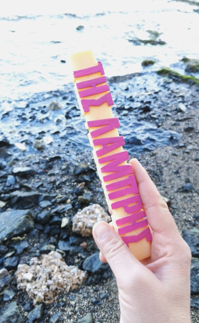 Αρωματική λαμπάδα "της Λαμπρής" Δίχρωμη-Πασχαλιά