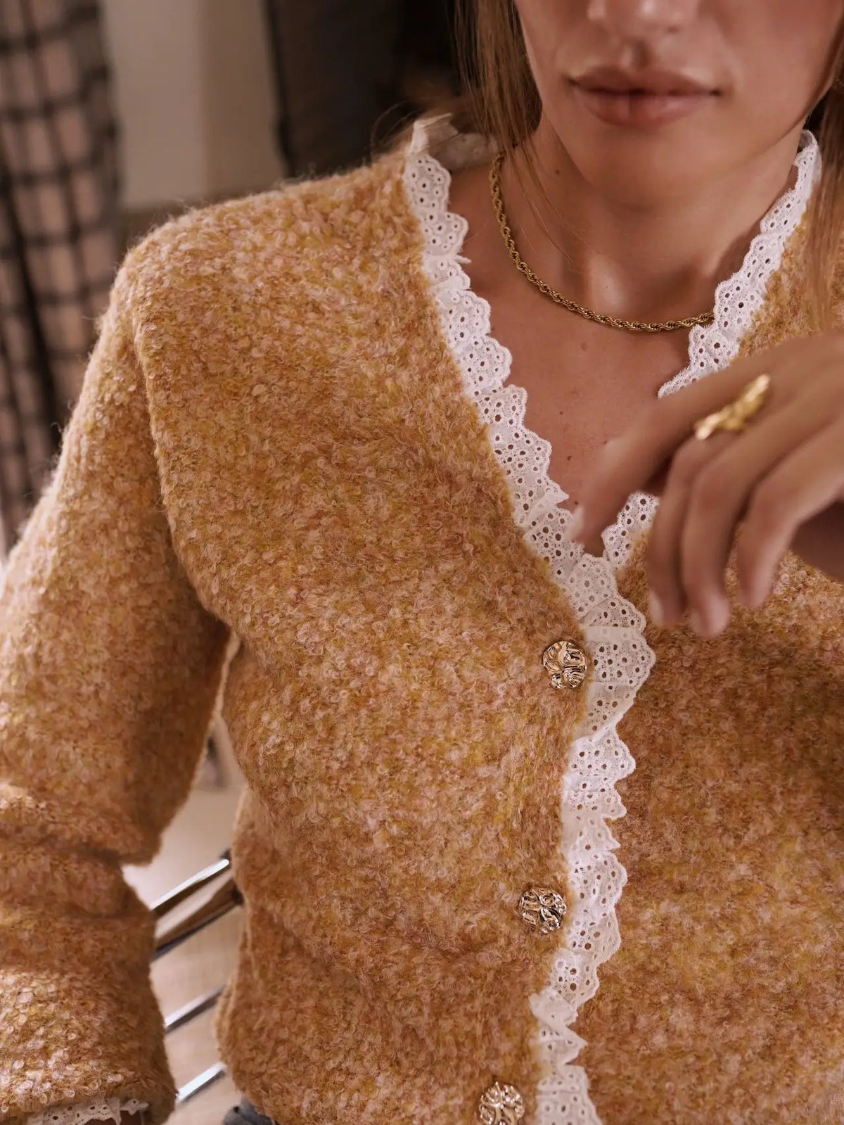 Yellow Neva Cardigan