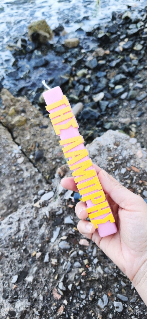 Αρωματική λαμπάδα "της Λαμπρής" Δίχρωμη-Πολίτικο τσουρέκι