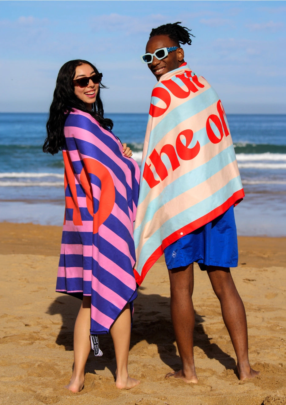 Beach Towel "Out of the Office"