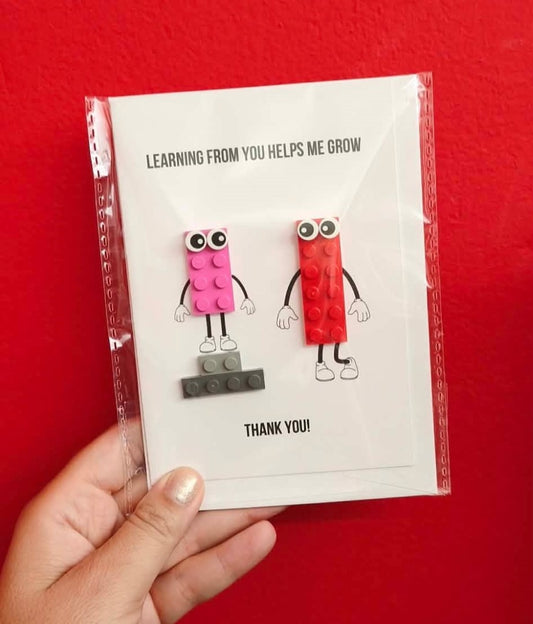 Postcard Lego "Teacher"