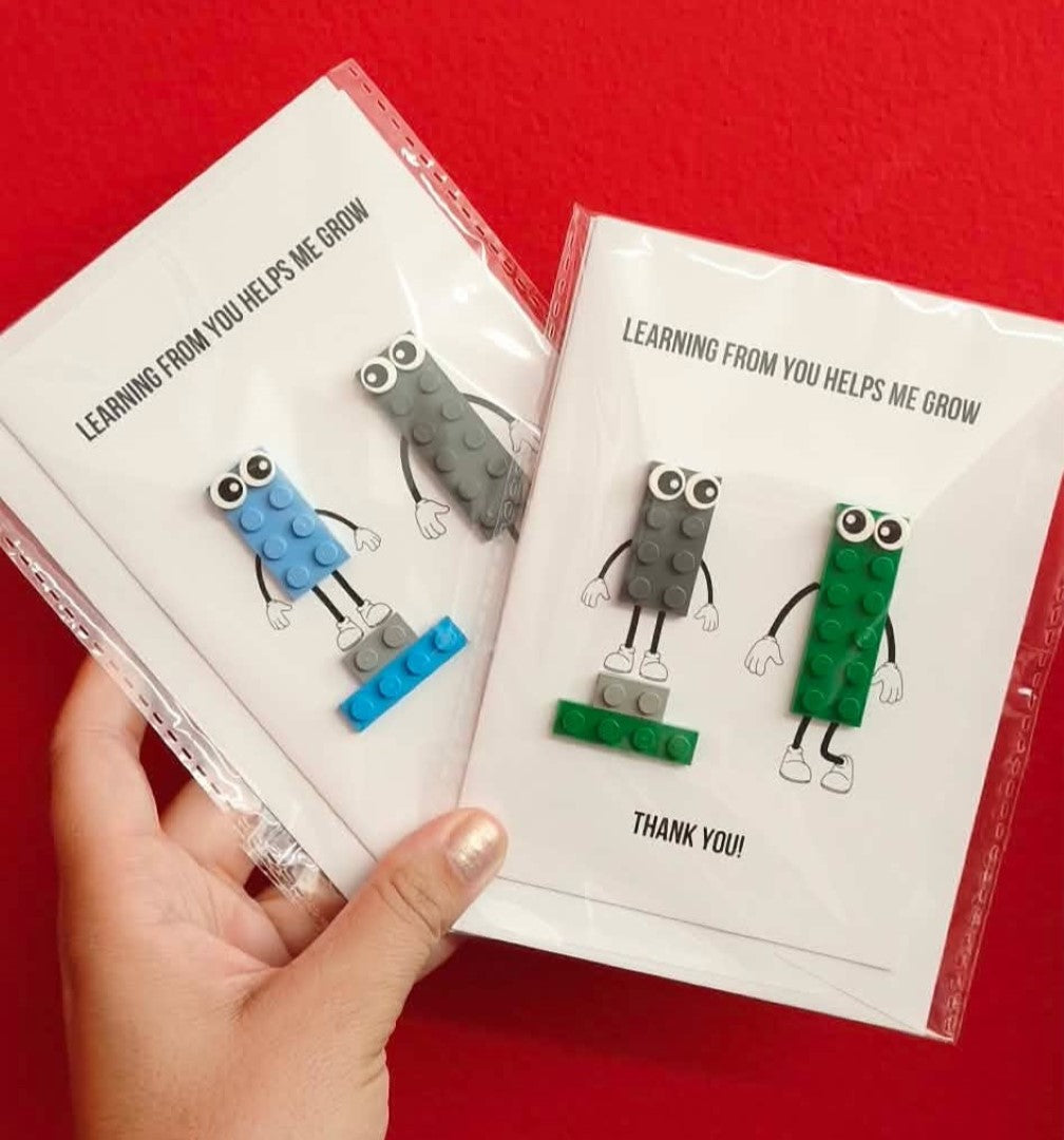 Postcard Lego "Teacher"