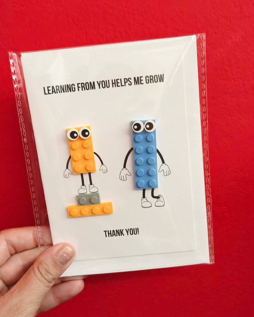 Postcard Lego "Teacher"