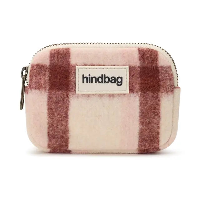 Lili Pink Tartan Coin Purse