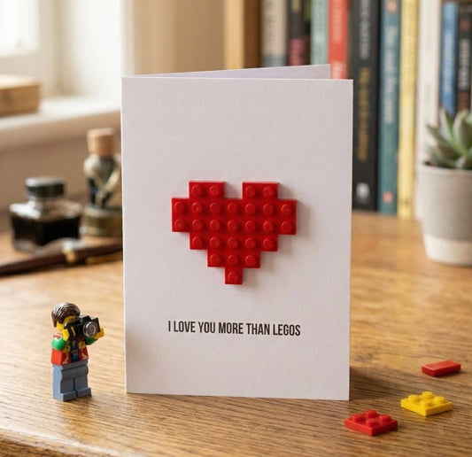 Postcard Lego "love"