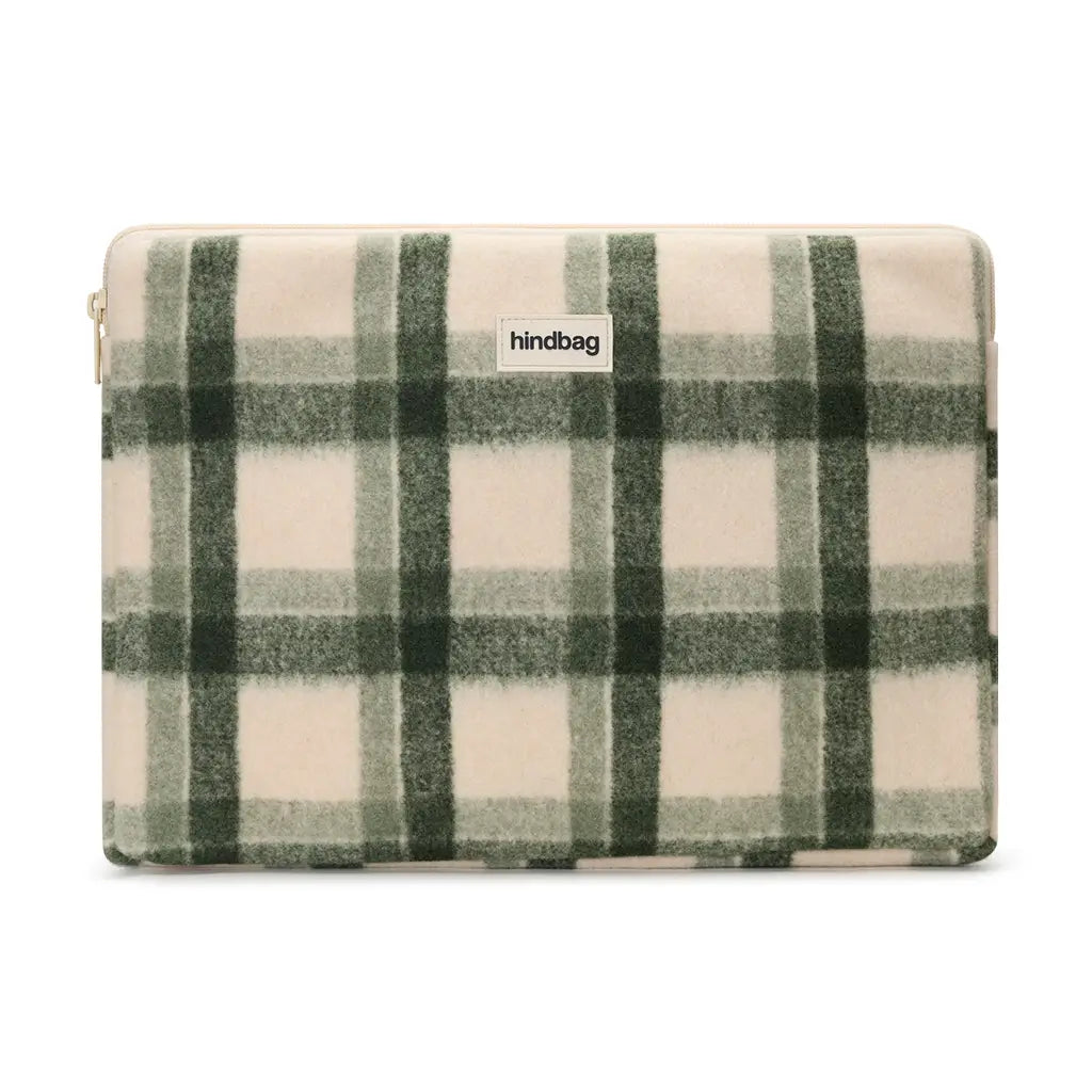Ava Green Tartan Laptop Case