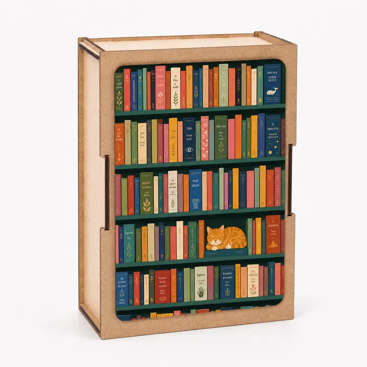 Bookshelf Mini Jigsaw Puzzle