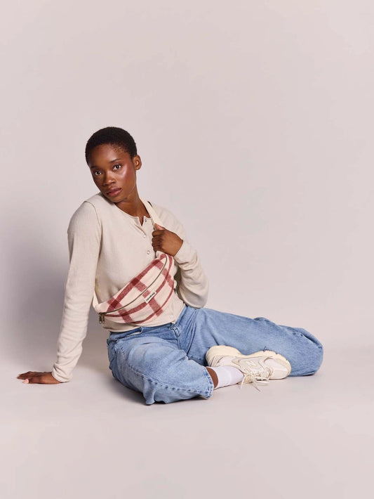 Olivia Pink Tartan Fanny Pack