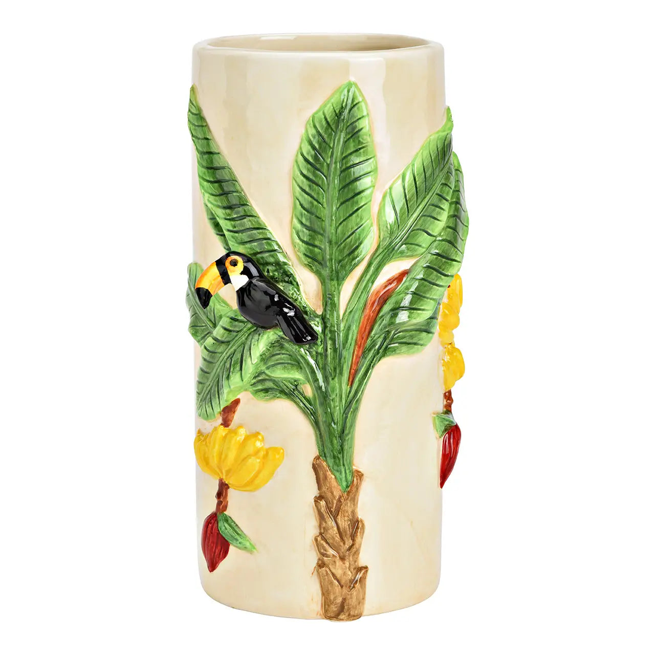Tree/Parrot Vase 10x22x12cm