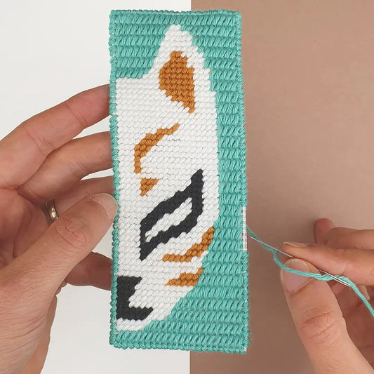 Needlepoint Kit - Bookmark - Kistune