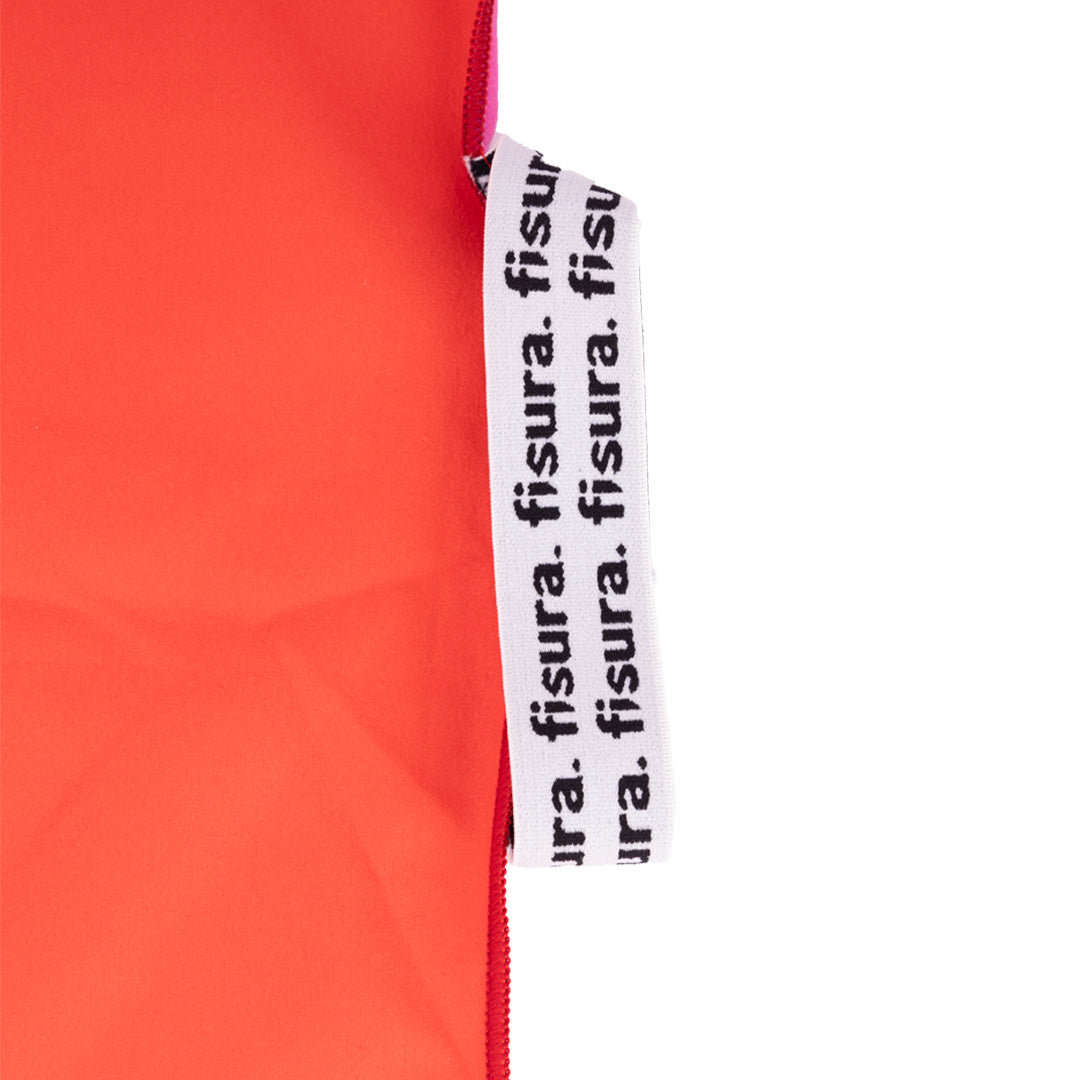 Beach Towel "Better Late Than Ugly" Pink and Red