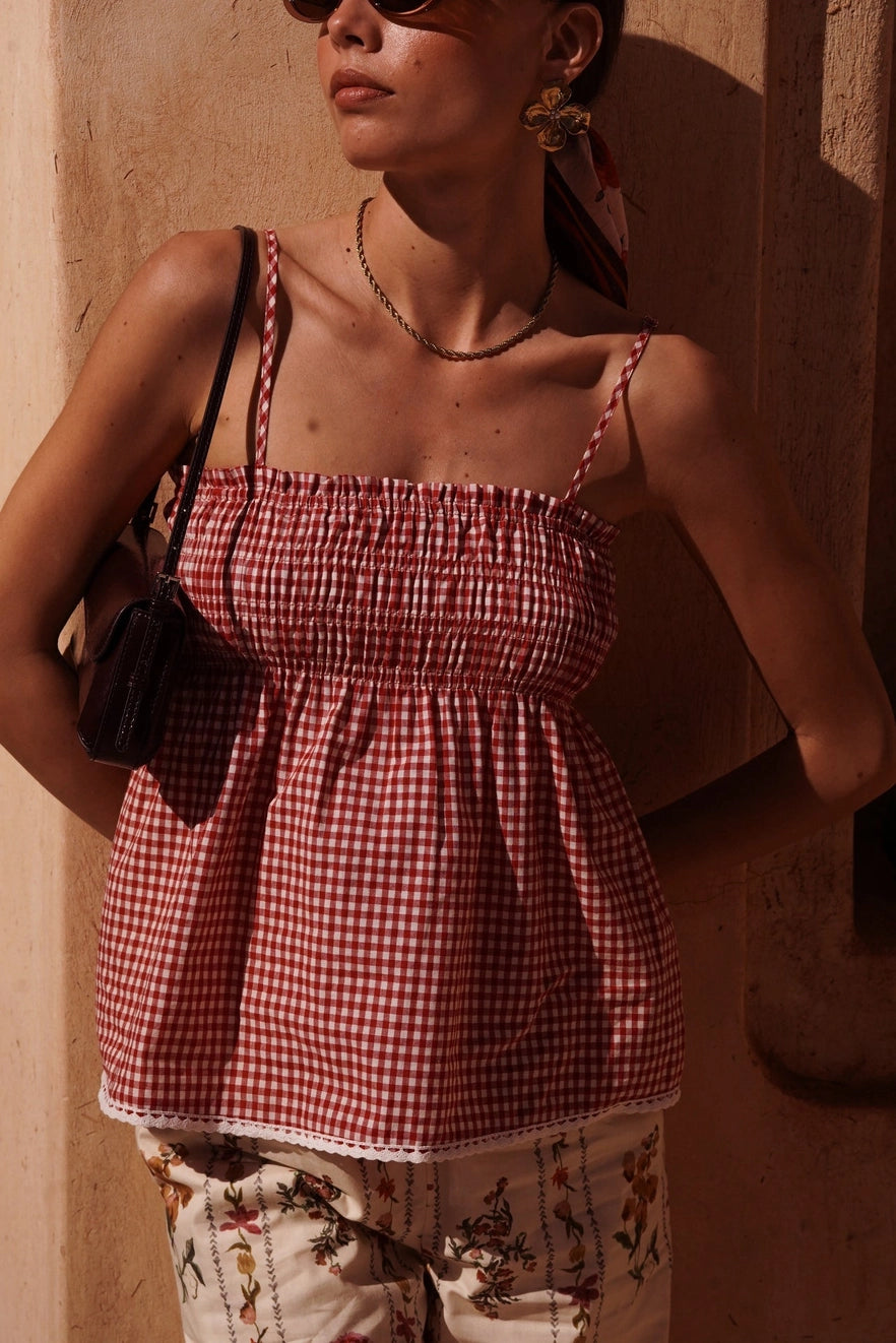 Dalila Red Top
