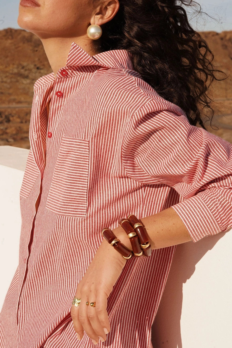 Red Striped Shirt