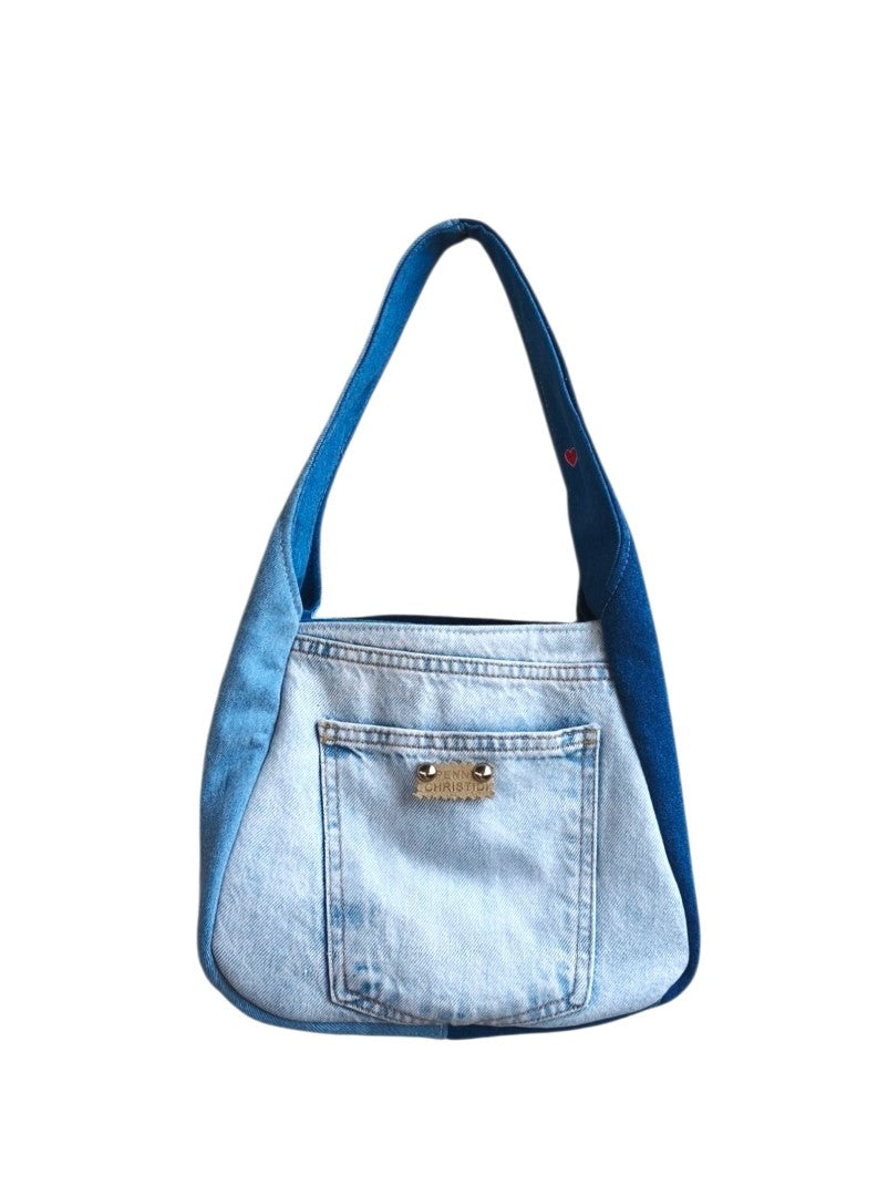UPCYCLED POCKET JEAN ALISSA HANDBAG