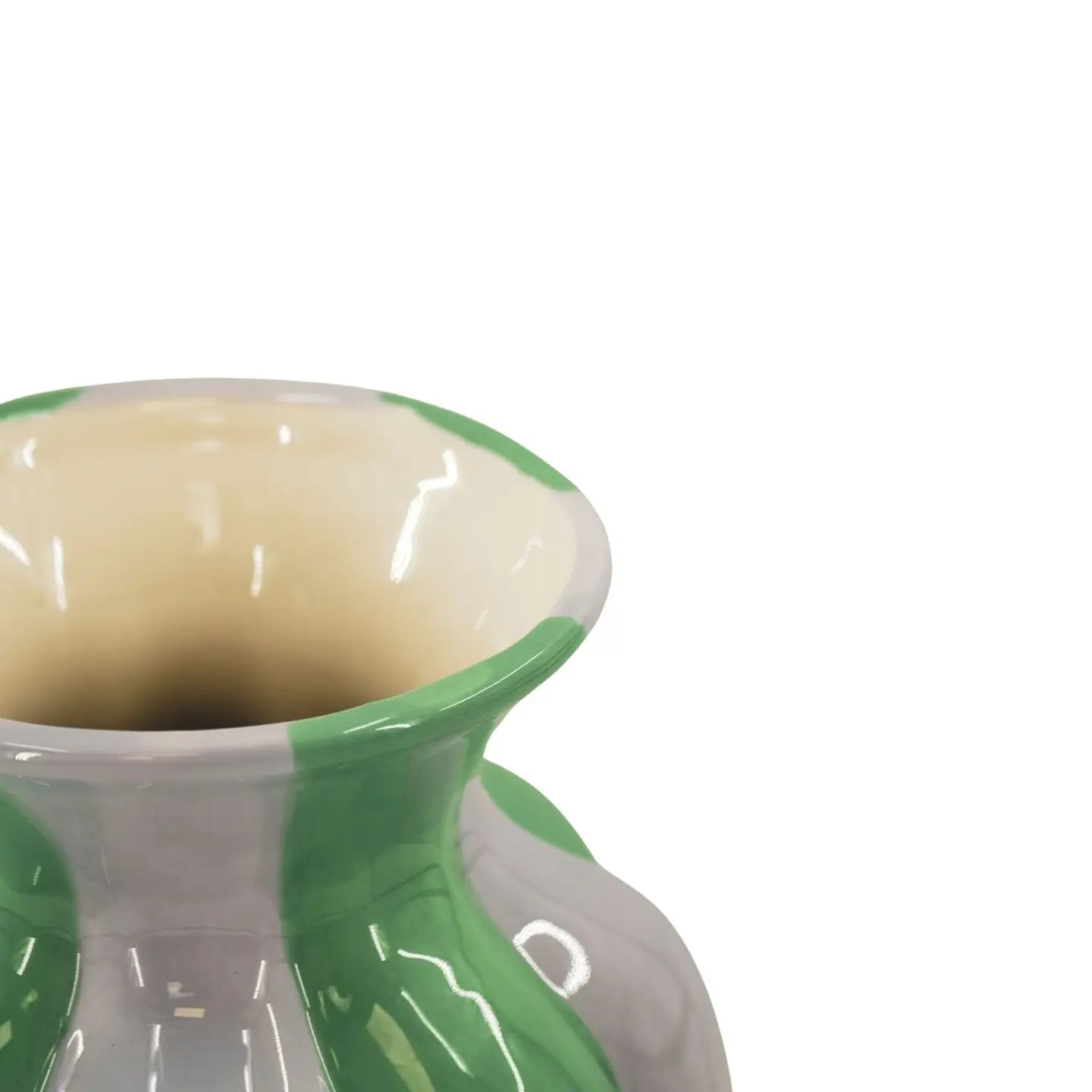 Flower Vase Lilac/ Green 16,5x16,5x29,5 cm