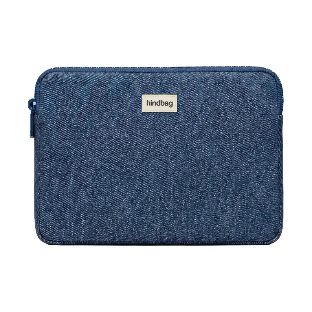 Ava Dark Blue Denim Laptop Case